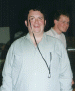 Philip Belben, immer zum Scherzen aufgelegt (im Hintergrund Joachim Schwanter)